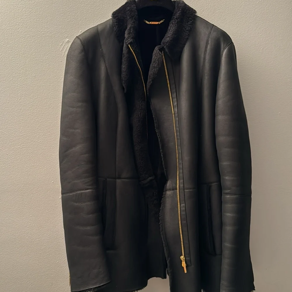 SALE‼️Gucci Leather Coat - Picture 5 of 17